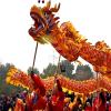 LIOONS 18 Meters (59 Ft) Dragon Dance for 10 Players Classical Outdoor Dragon Fitness Ribbon Chinese New Year Silk Dragon Dance view 4