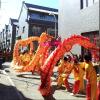 LIOONS 18 Meters (59 Ft) Dragon Dance for 10 Players Classical Outdoor Dragon Fitness Ribbon Chinese New Year Silk Dragon Dance view 2