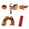1 Meters Dragon Dance Silk-Like Flowy Outdoor Flinging Fitness Dragon Dance Wu Long 3D Dragon Ribbon Streamer with Handstick view 2