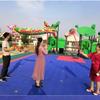 1 Meters Dragon Dance Silk-Like Flowy Outdoor Flinging Fitness Dragon Dance Wu Long 3D Dragon Ribbon Streamer with Handstick view 3
