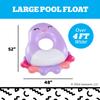 BigMouth x Squishmallows Original Large Inflatable Pool Float, Swim Ring for Adults and Kids, Pool Party Supplies & Water Toys - Beula The Octopus view 3