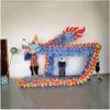 LIOONS 18 Meters (59 Ft) Dragon Dance for 10 Players Classical Outdoor Dragon Fitness Ribbon Chinese New Year Silk Dragon Dance view 1