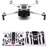WRAPGRADE Skin Stickers Compatible with DJI Mini 3 | Accent Color (Stealth Black) view 1
