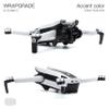 WRAPGRADE Skin Stickers Compatible with DJI Mini 3 | Accent Color (Stealth Black) view 4