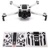 WRAPGRADE Skin Stickers Compatible with DJI Mini 3 | Accent Color (Black Bumpy CAMO) view 1