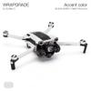 WRAPGRADE Skin Stickers Compatible with DJI Mini 3 | Accent Color (Black Bumpy CAMO) view 2