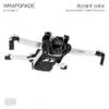 WRAPGRADE Skin Stickers Compatible with DJI Mini 3 | Accent Color (Black Bumpy CAMO) view 3