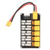 li po Battery Parallel Charging Board for IMAX B6 Charger, XT30 XT60 Parallel Charging Board, 2S 6S li po Battery Charger Plate with 20AWG Silicon Cable, li po Battery Balance Char ge Board, Parallel view 4