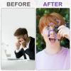 Junkin 100 Pcs Funny Sensory Fidget Toy Bulk Transformable Chain Robot Finger Toys Fidget Spinners Stress Relief Fingertip Gyro Mechanical Spiral Spinner Valentine's Gift for Adult Kids(Classic) view 4
