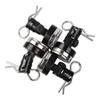 4PCS Magnetic Invisible Body Post Mount with R Clips Fit for 1/10 RC Car HSP (Black) view 1