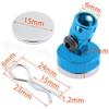 4PCS Magnetic Invisible Body Post Mount with R Clips Fit for 1/10 RC Car HSP (Black) view 3