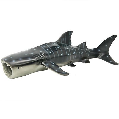 Higherbros Whale Shark Action Figure Toys, Sea Life Shark Animal Figurine Ocean World Realistic Marine Animal, Great for Bath Toys, Birthday Cake Copper for Kids
