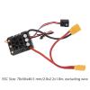 160A 8S ESC, RC Electronic Speed Controller 160A 8S Black with Plug RC Car ESC Replacement for Racing 1/7 MX 07 MAX6 view 2