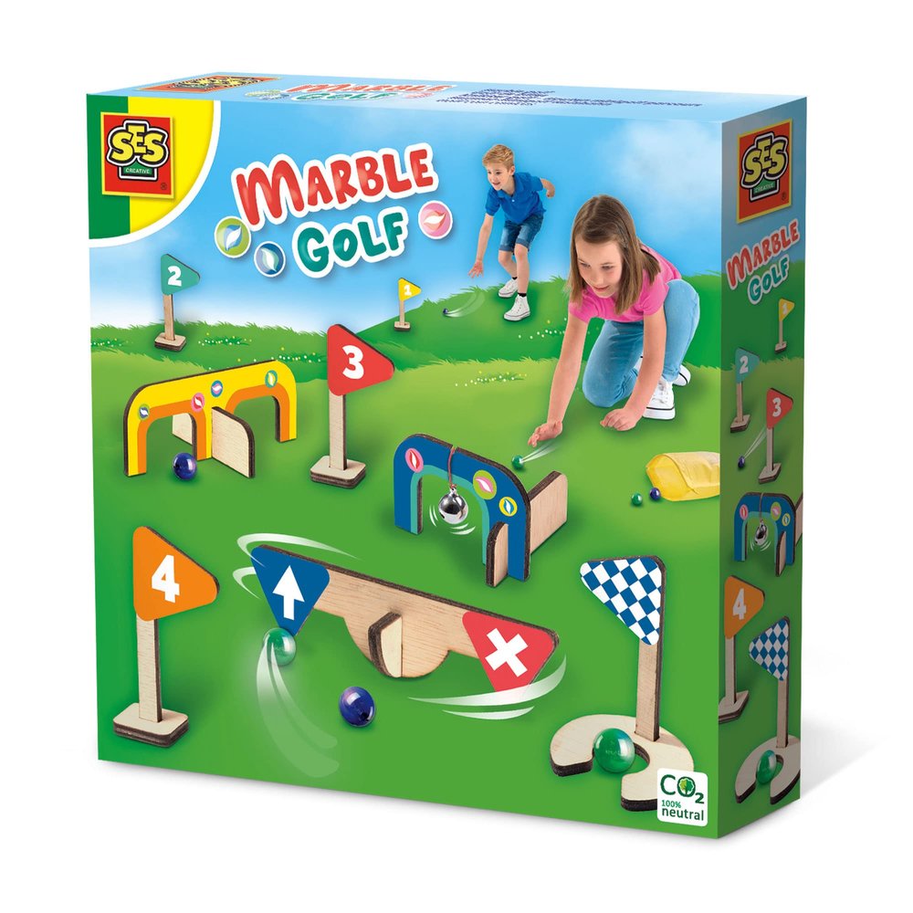 SES Creative Marble Golf - Wooden minigolf Course