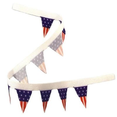 Melody Jane Dolls Houses Dollhouse American USA Flag Bunting Party Banner Decoration 1:12 Accessory