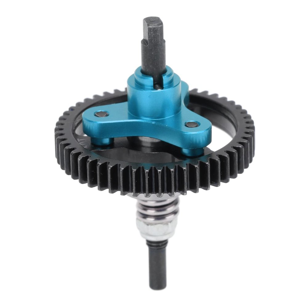50T Complete Center Differential Kit for Traxxas Slash 2 Wheel Drive 1/10 Remote Control Car(Blue),Differential Gear Slipper Clutch, Differential Slipper Clutch Differential Gear Slipper Clutch