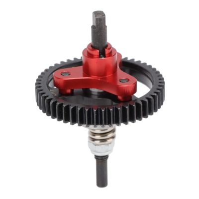50T Complete Center Differential Kit for Traxxas Slash 2 Wheel Drive 1/10 Remote Control Car(Red),Differential Gear Slipper Clutch, Differential Slipper Clutch Differential Gear Slipper Clutch d