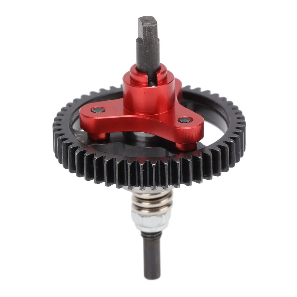 50T Complete Center Differential Kit for Traxxas Slash 2 Wheel Drive 1/10 Remote Control Car(Red),Differential Gear Slipper Clutch, Differential Slipper Clutch Differential Gear Slipper Clutch d