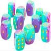 Sirius Dice 12mm d6 Northern Lights w/Gold (18) view 2