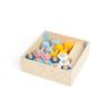 Bigjigs Toys FSC Certified Crate of Nuts and Bolts (20pc) - Eco-Friendly Nuts and Bolts Set for 3 Year Olds, Sustainable Construction Toys & Wooden Toy Tools view 1