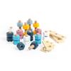 Bigjigs Toys FSC Certified Crate of Nuts and Bolts (20pc) - Eco-Friendly Nuts and Bolts Set for 3 Year Olds, Sustainable Construction Toys & Wooden Toy Tools view 4
