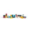 Bigjigs Toys FSC Certified Brick Pull Along Cart - Wooden Pull Along Wagon with Baby Blocks for 18 Months +, Sustainable Pull Along Toy & Wooden Baby Walker, Educational Shape Game view 4