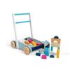 Bigjigs Toys FSC Certified Wooden Baby Walker - Sustainable Wooden Walkers for Babies, Includes Building Blocks, Baby Walkers for 1 Year Olds, Push Along Toys view 1