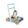 Bigjigs Toys FSC Certified Wooden Baby Walker - Sustainable Wooden Walkers for Babies, Includes Building Blocks, Baby Walkers for 1 Year Olds, Push Along Toys view 2
