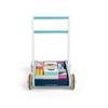 Bigjigs Toys FSC Certified Wooden Baby Walker - Sustainable Wooden Walkers for Babies, Includes Building Blocks, Baby Walkers for 1 Year Olds, Push Along Toys view 4