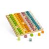 Bigjigs Toys FSC Certified Wooden Number Counting Tray - 100 Piece Maths Game, Quality Eco-Friendly Educational Toys & Teacher Supplies, Montessori Toys view 4
