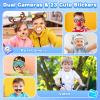 Kids Phone Gifts and Toys for 3-8 Year Olds Boys, Toy Phone with Dual Camera, MP3 Music Player, Games, Habit Tracker Touchscreen Toddler Phone Learning Toy Birthday Gifts for Girls Age 3 4 5 6 7 8 view 3