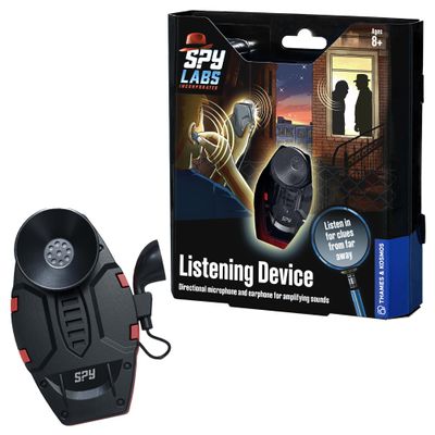 Spy Labs Inc: Listening Toy by Thames & Kosmos | Listen & Gain Top Secret Intel | Essential Tools and Tricks of The Trade from The Detective Gear Experts for Kid Investigators
