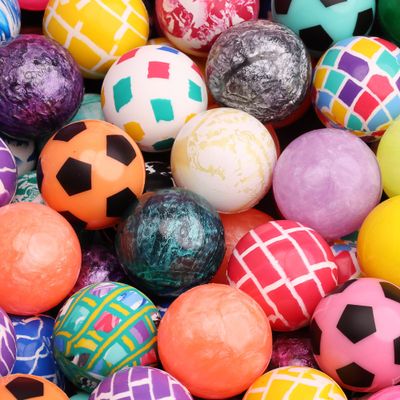Bouncy Balls Assorted Bulk Toys Pack 50psc 1.26inch 32mm - Super Ball for Toddlers and Adults Party Favors Pinata Filler Goodie Bags Stuffers for Kids Treasure Box Toys for Classroom Carnival Prizes