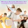 Mini Karaoke Machine,Funny Toys Christmas Birthday Gifts for Kids Age 4-12 Girls,Boys,Adults,MEGUO Karaoke Microphone Toys for 4,5,6,7,8,9,10,11,12+ Year Old Girls Boys Kids Birthday Party view 2