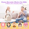 Mini Karaoke Machine,Funny Toys Christmas Birthday Gifts for Kids Age 4-12 Girls,Boys,Adults,MEGUO Karaoke Microphone Toys for 4,5,6,7,8,9,10,11,12+ Year Old Girls Boys Kids Birthday Party view 3