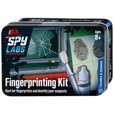 Spy Labs Inc: Fingerprinting Kit by Thames & Kosmos | Identify, Collect, Analyze Fingerprint Evidence | Essential Tools and Tricks of The Trade from The Detective Gear Experts for Young Investigators