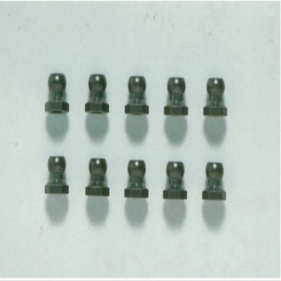 5mm Alum Ball Nut - Fluorine Coated 10pcs / Tamiya / 53599