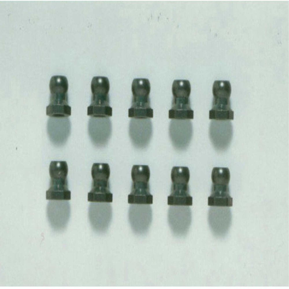 5mm Alum Ball Nut - Fluorine Coated 10pcs / Tamiya / 53599