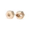 Brass Wheel Hex Hub for Traxxas 1/18 TRX4M RC Car, 12mm Front & Rear Wheel Hex Adapter 4Pcs Upgrades Parts view 4