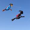 3D Solid Soft Inflatable Wizard Kite Line Laundry for Adults Giant Blue Wizard Show Kite Pendant view 3