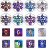 Amiven DND Dice Sets 30 x 7 (210pcs) Polyhedral RPG Dice for Dungeons and Dragons Tabletop Role Playing Adventure Games, with a Large Drawstring Bag view 2