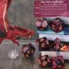 Amiven DND Dice Sets 30 x 7 (210pcs) Polyhedral RPG Dice for Dungeons and Dragons Tabletop Role Playing Adventure Games, with a Large Drawstring Bag view 4