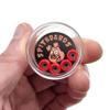 SPITBOARDS Fingerboard Pro Wheels with Real Ball Bearings, Professional CNC Polyurethane Quality, Street Wheels Shape (Red) view 3