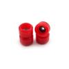 SPITBOARDS Fingerboard Pro Wheels with Real Ball Bearings, Professional CNC Polyurethane Quality, Street Wheels Shape (Red) view 4