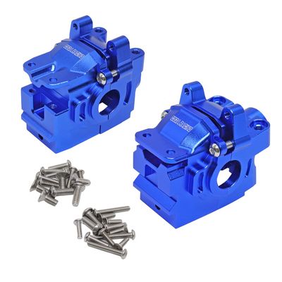 CODA RACING Alloy Front&Rear Differential housing Gear Box for Traxxas 1/10 4X4 Slash, Stampede, Hoss,Rustler 4WD VXL-Replaces Part 6880 6881