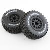 4Pcs 112mm 1/10 Short Course Tires Tyre Wheel with 12mm Hex for Slash Arrma SENTON VKAR 10SC RC Car view 2