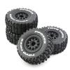4Pcs 112mm 1/10 Short Course Tires Tyre Wheel with 12mm Hex for Slash Arrma SENTON VKAR 10SC RC Car view 4