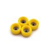SPITBOARDS Fingerboard Pro Wheels with Real Ball Bearings, Professional CNC Polyurethane Quality, Street Wheels Shape (Yellow) view 2