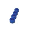 SPITBOARDS Fingerboard Pro Wheels with Real Ball Bearings, Professional CNC Polyurethane Quality, Street Wheels Shape (Blue) view 3