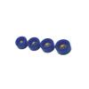 SPITBOARDS Fingerboard Pro Wheels with Real Ball Bearings, Professional CNC Polyurethane Quality, Street Wheels Shape (Blue) view 4